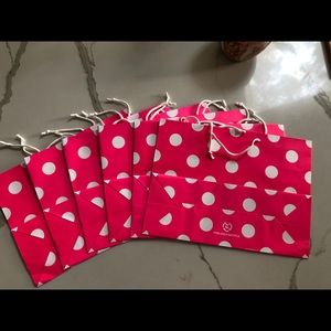 Victoria’s Secret PINK polka dotted gift bags (6)